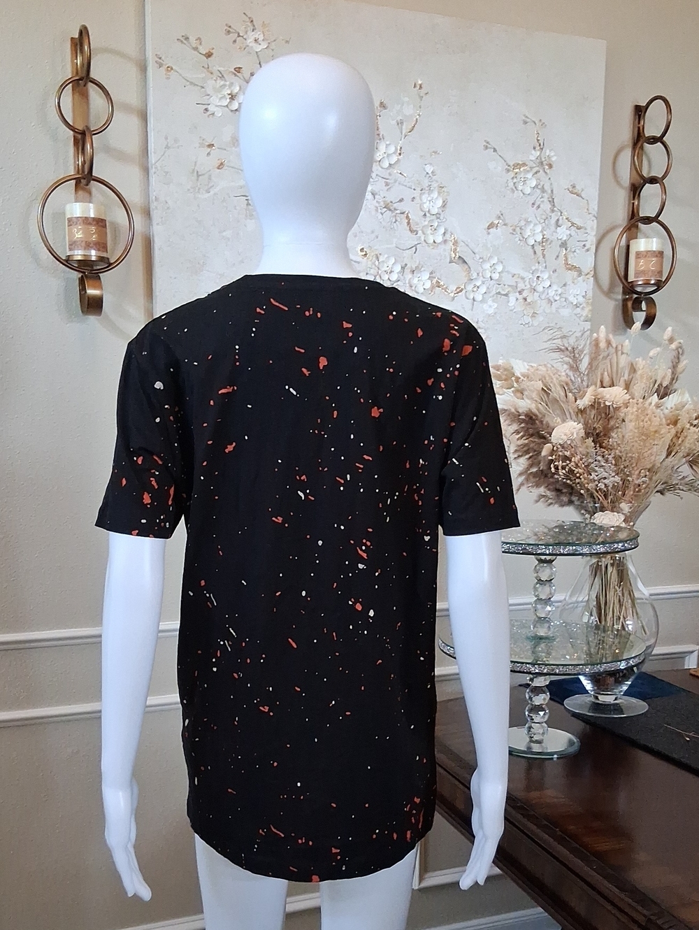 New Women's Trick or Treat Halloween Graphic Tee Short Sleeves Cotton Medium - Picture 8 of 14